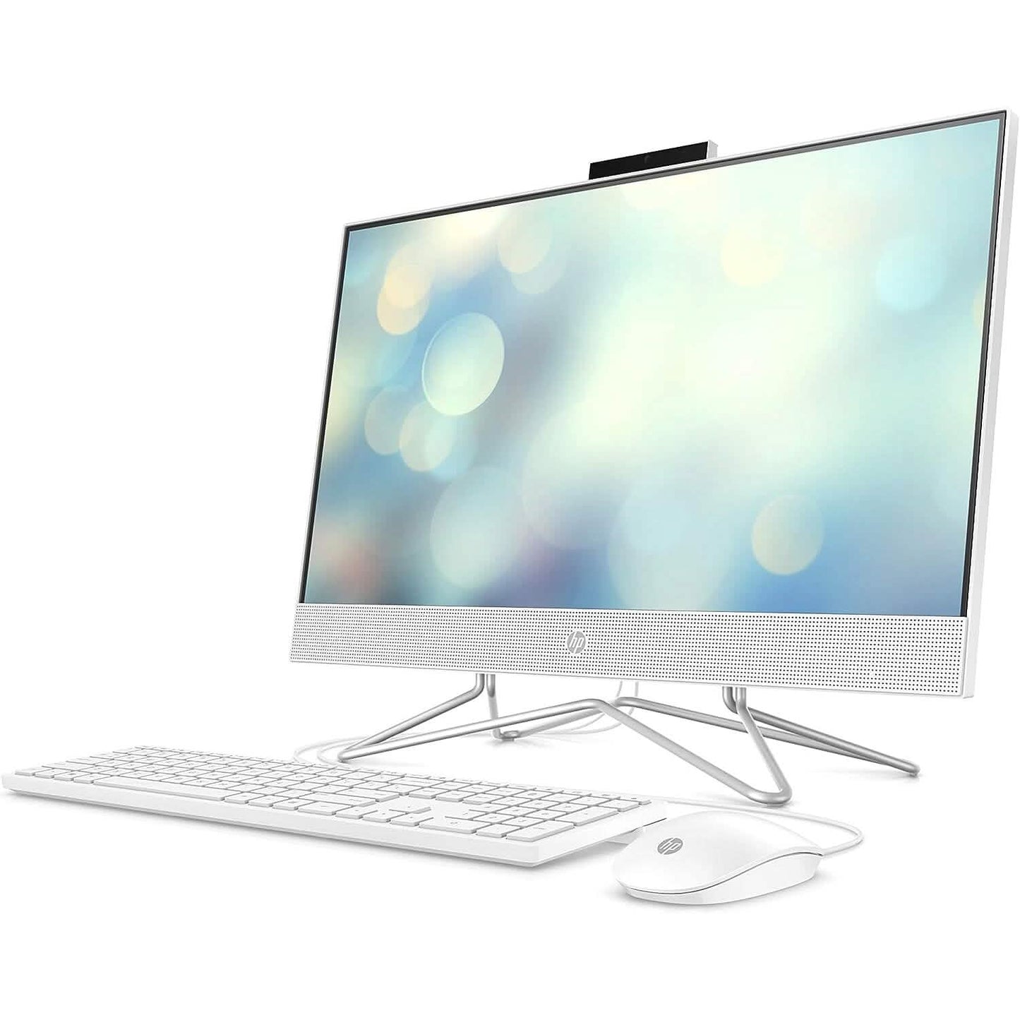 HP 22" All-in-One Desktop AMD Athlon Silver 4GB RAM 256 GB SSD Windows 11 Home (Generalüberholt)