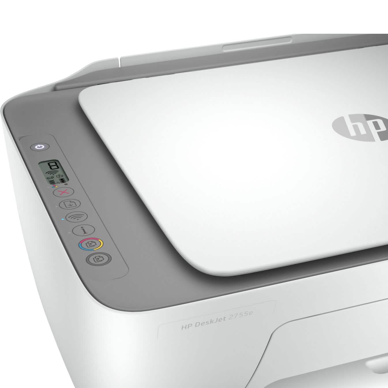 HP DeskJet 2755e All-in-One Tintenstrahldrucker Farbe Mobiles Drucken Kopieren Scannen (Generalüberholt)
