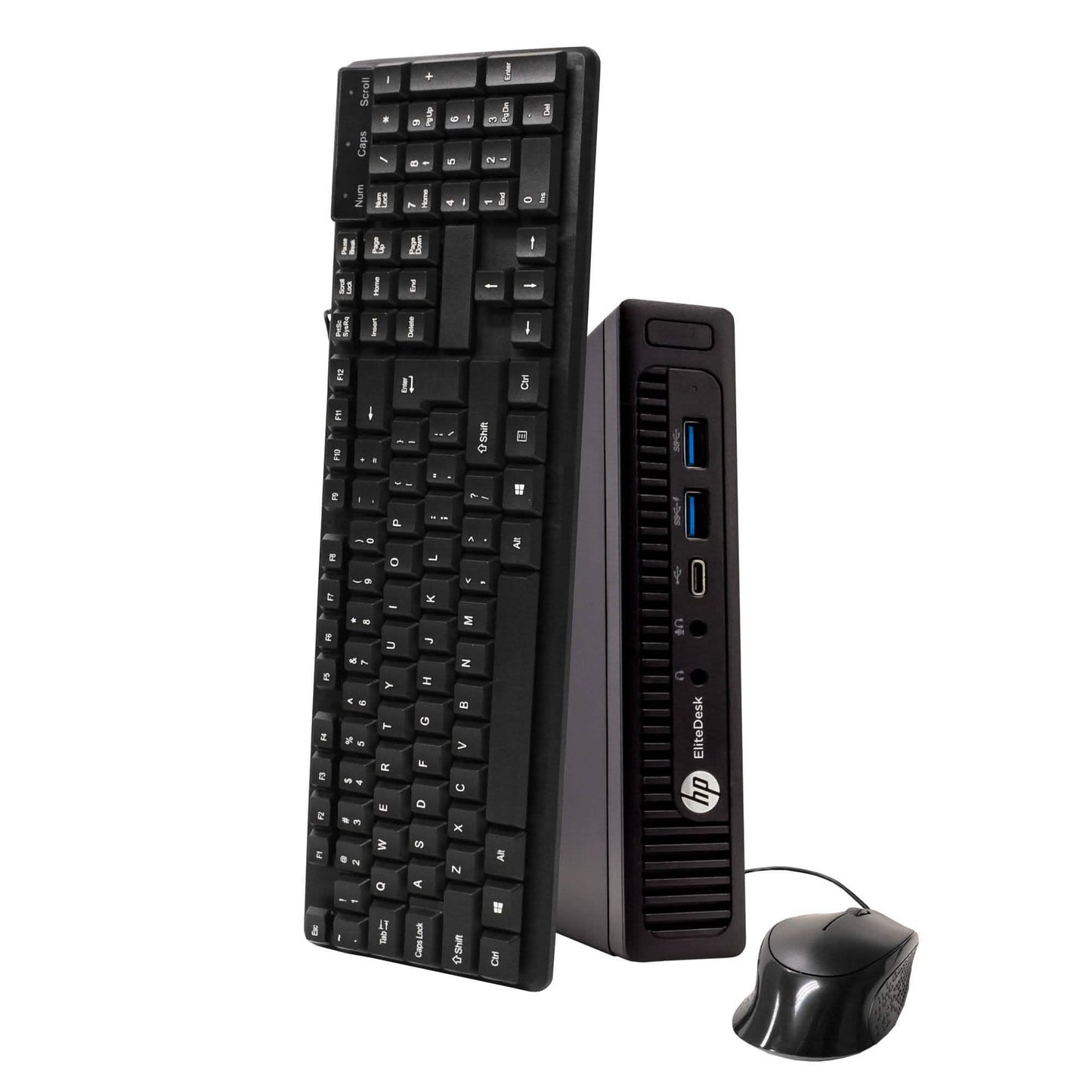 HP EliteDesk 800G1 Tiny Form Factor Computer PC 240 GB SSD Windows 10 Professional (Generalüberholt)