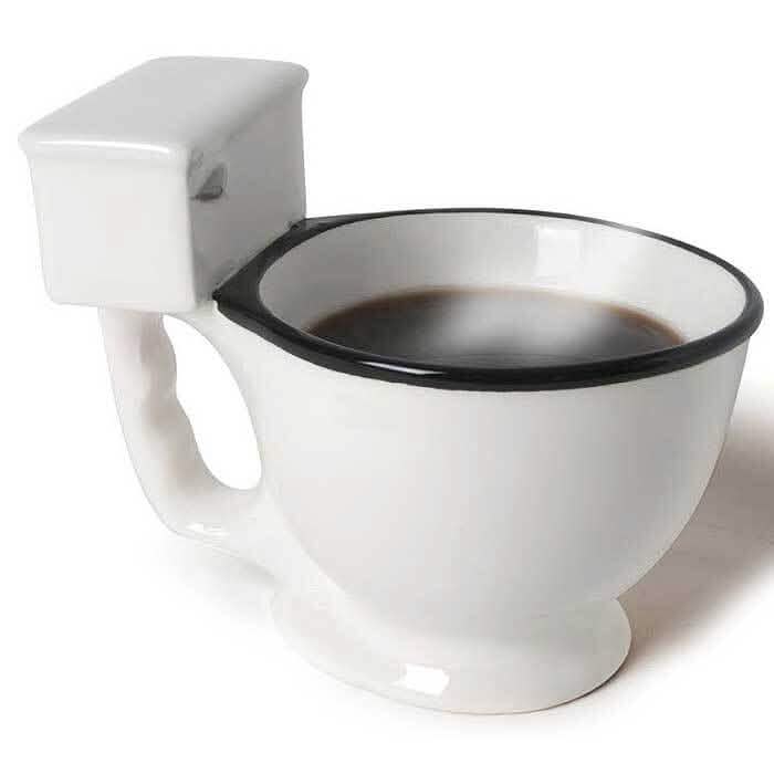 Humor Toilettenschüssel-Tasse