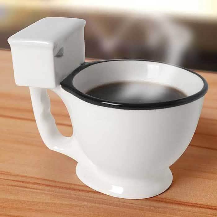 Humor Toilettenschüssel-Tasse