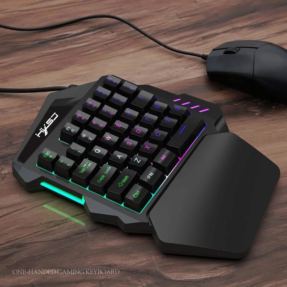 HXSJ J50 Einhand-Gaming-Tastatur-Maus-Kombination
