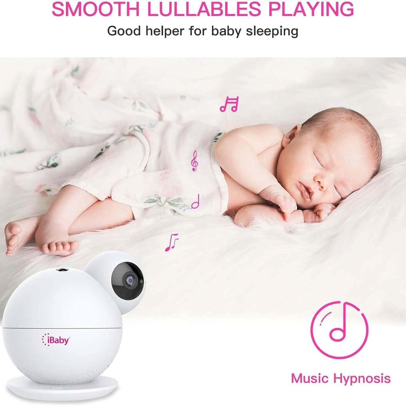 iBaby M8 2K Smart Babyphone, 355° Schwenken 110° Neigen und 2-Wege-Kommunikation (Generalüberholt)