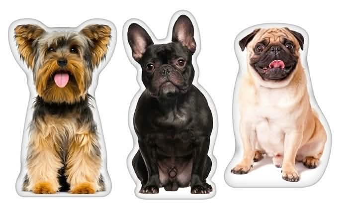 LiLiPi Hundekissen in Hundeform – verschiedene Ausführungen