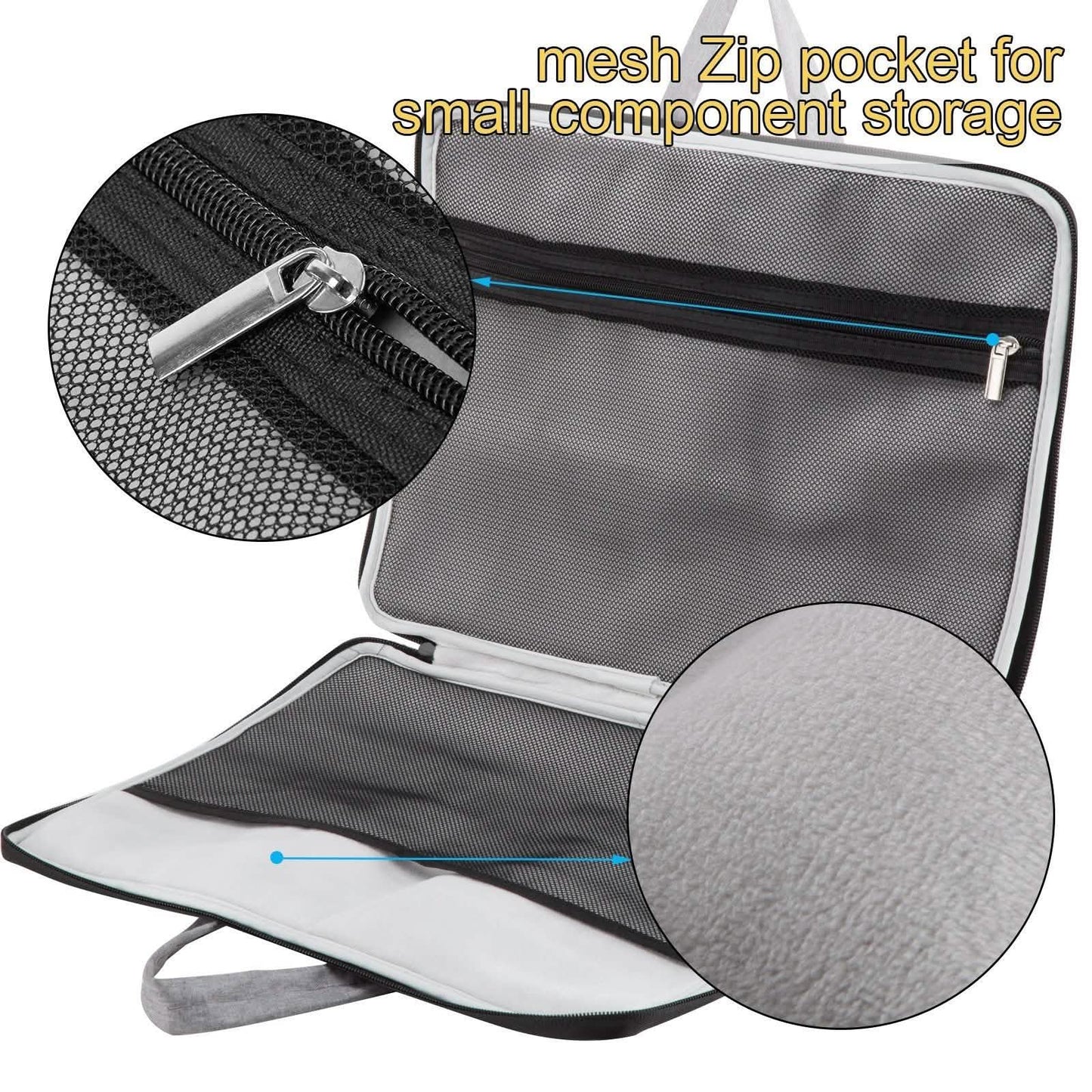 BILD 14 „ Laptop-Hülle Reisetasche Schutzhülle mit Fächern
