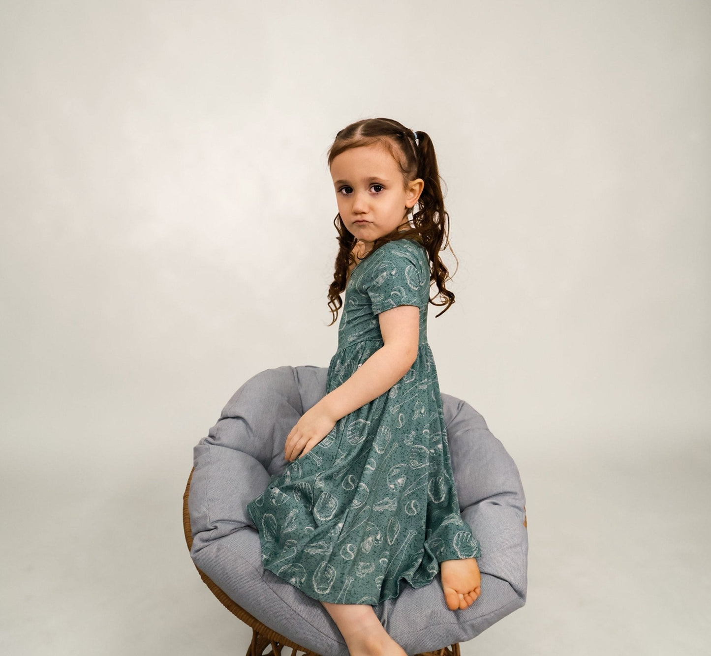 Kurzarmkleid & Shorts-Set
