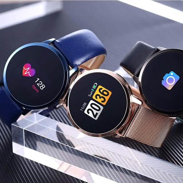 IMOSI Q8 Smartwatch Edelstahl BT Fitness Tracker