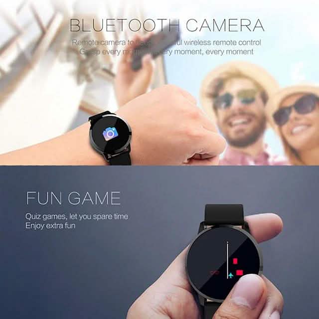 IMOSI Q8 Smartwatch Edelstahl BT Fitness Tracker