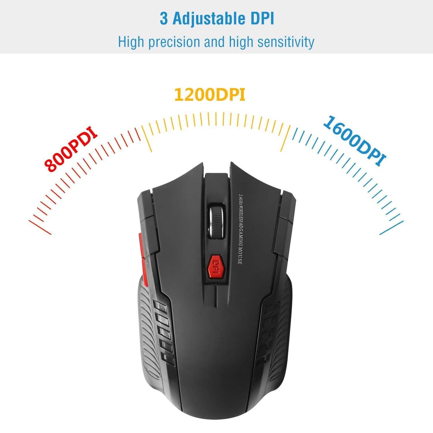 iMountek 2.4G Kabellose Gaming Maus