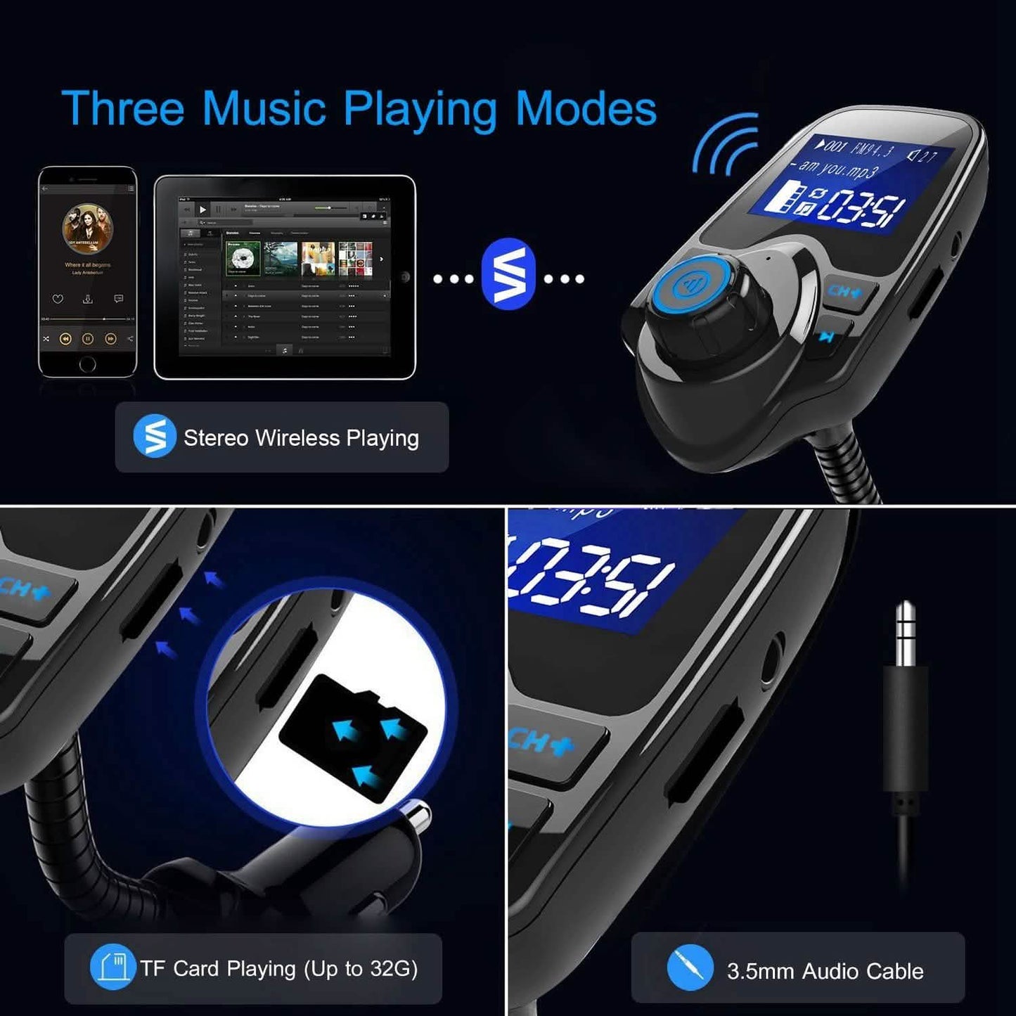 iMounTek KFZ-Wireless-FM-Transmitter