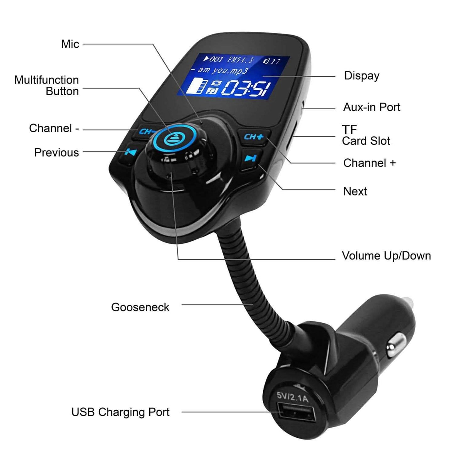 iMounTek KFZ-Wireless-FM-Transmitter