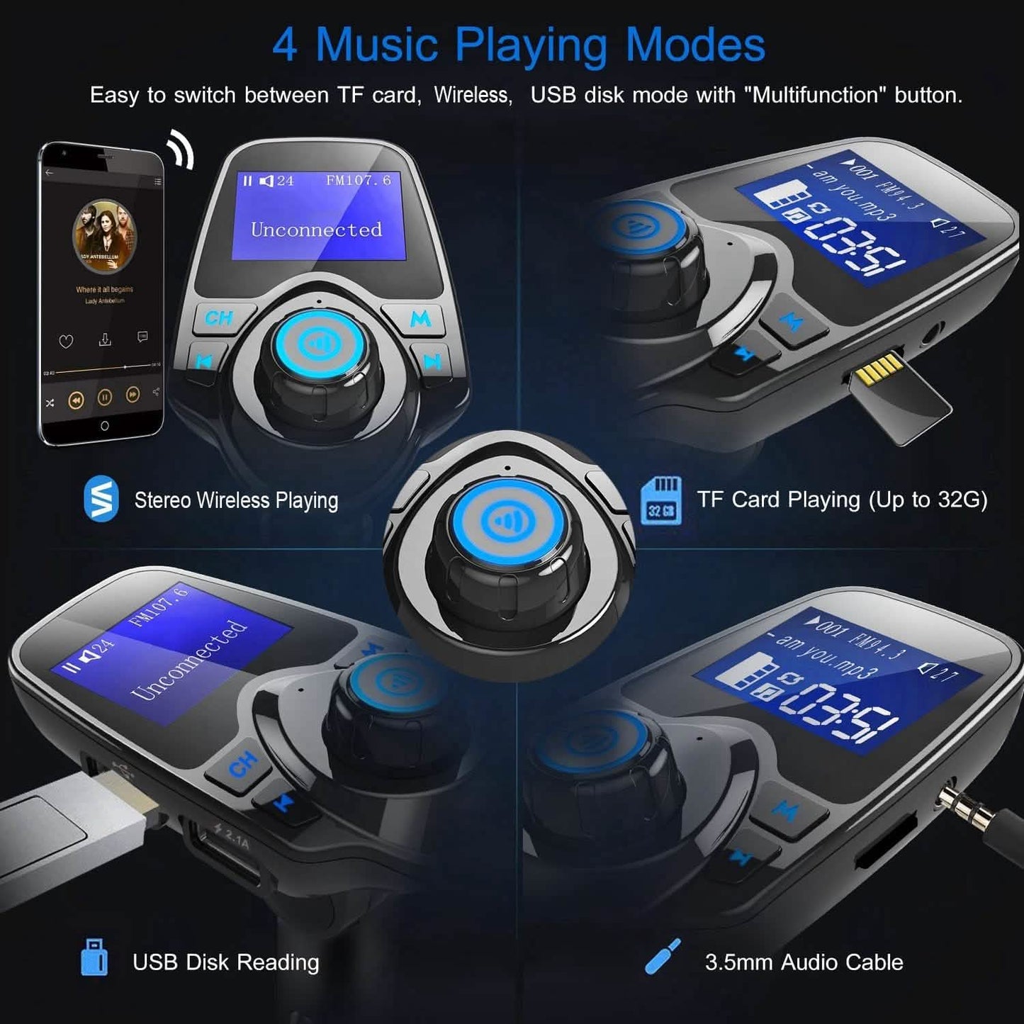 iMounTek KFZ Wireless FM Transmitter