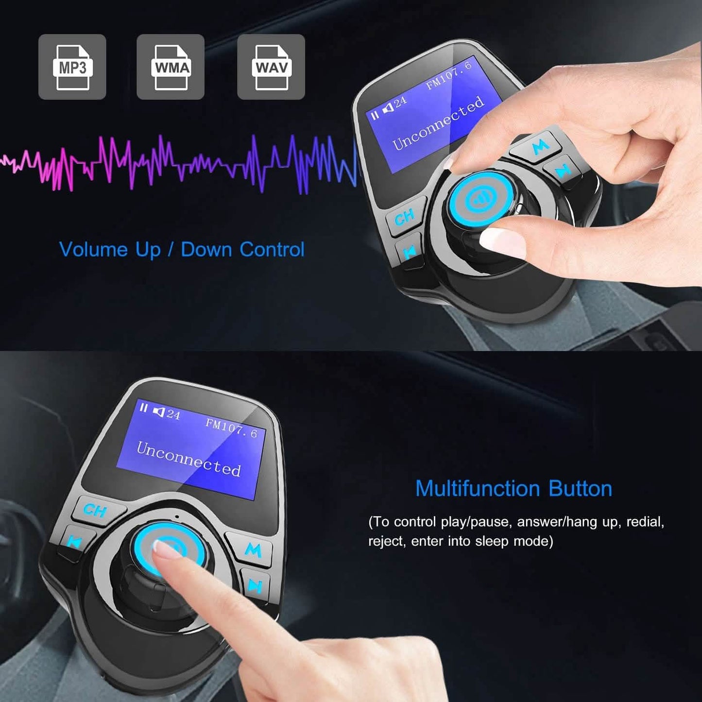 iMounTek KFZ Wireless FM Transmitter