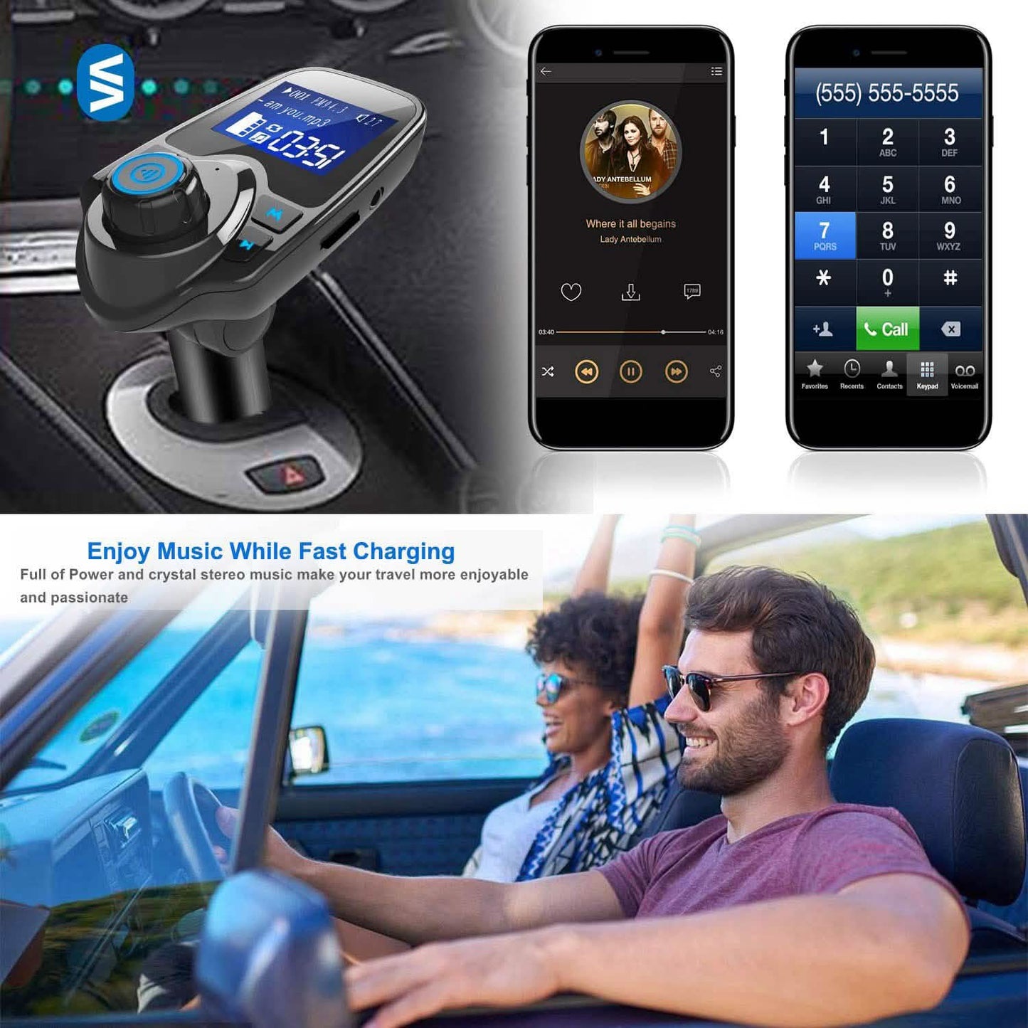 iMounTek KFZ Wireless FM Transmitter