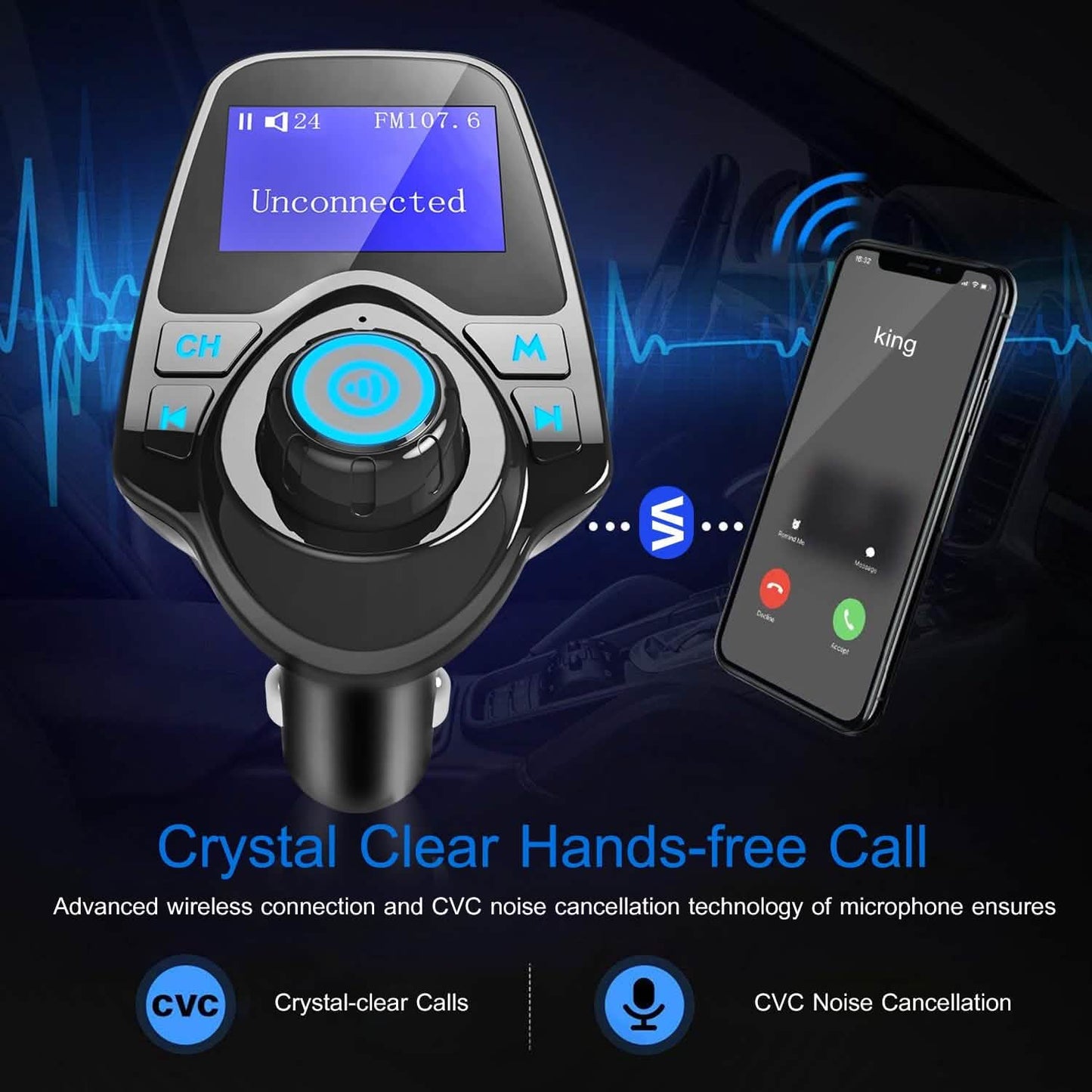 iMounTek KFZ Wireless FM Transmitter