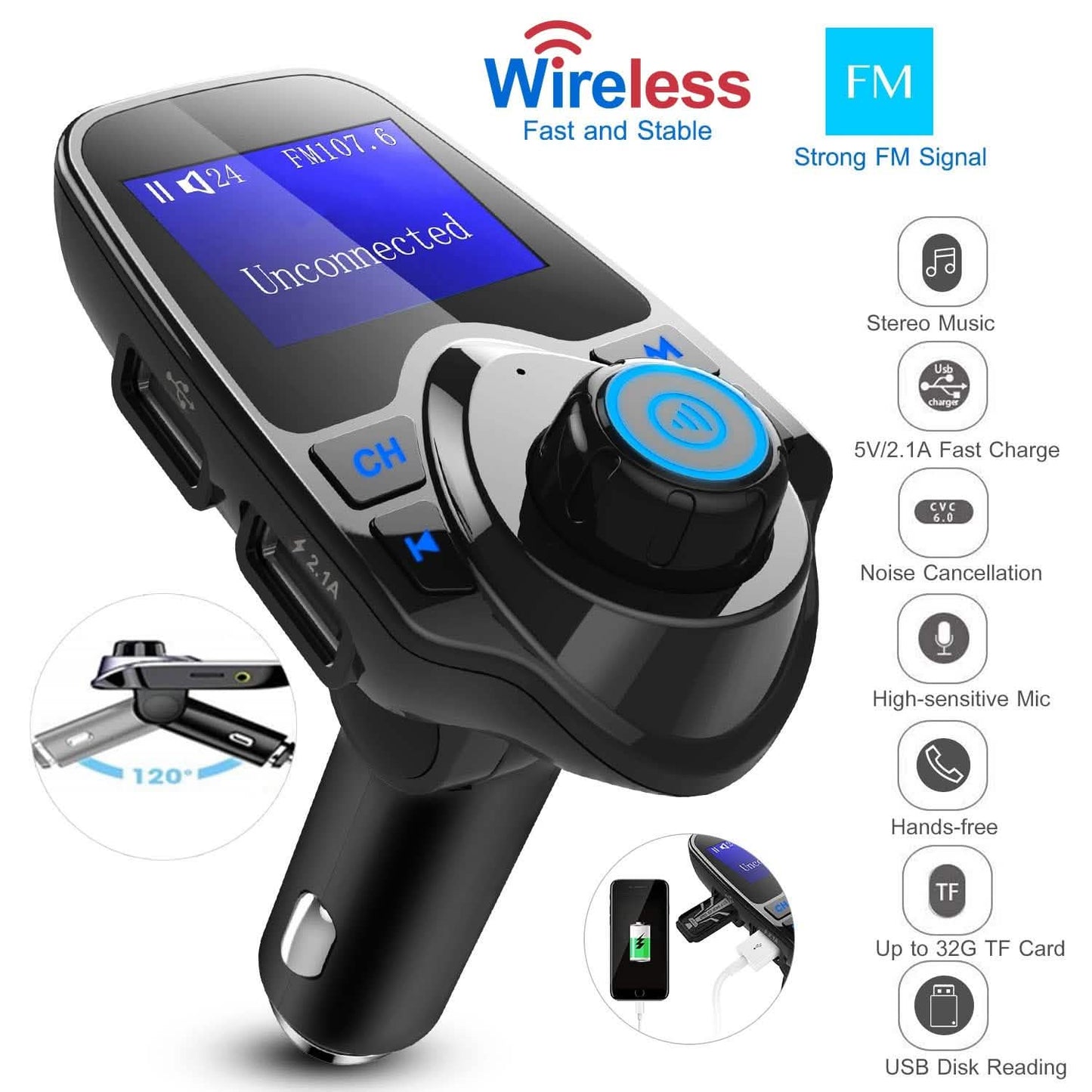 iMounTek KFZ Wireless FM Transmitter