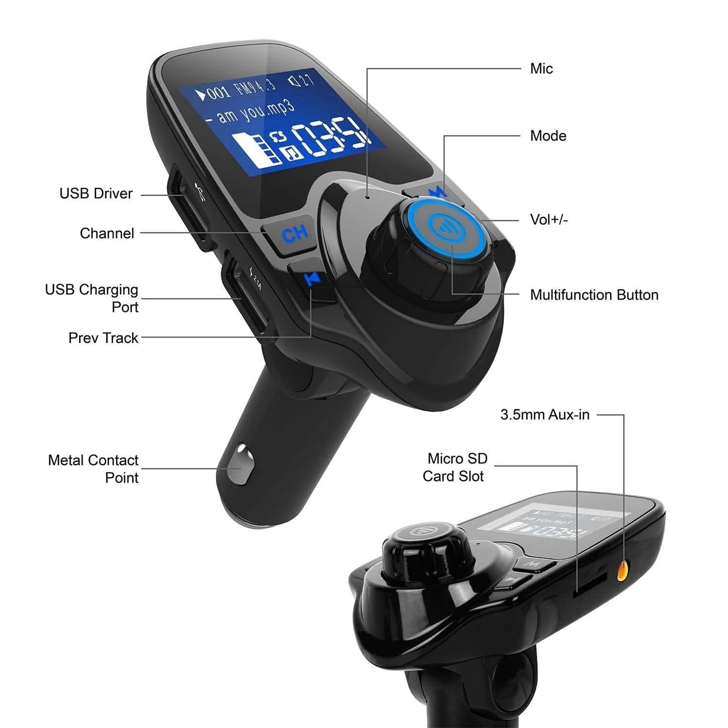 iMounTek KFZ Wireless FM Transmitter