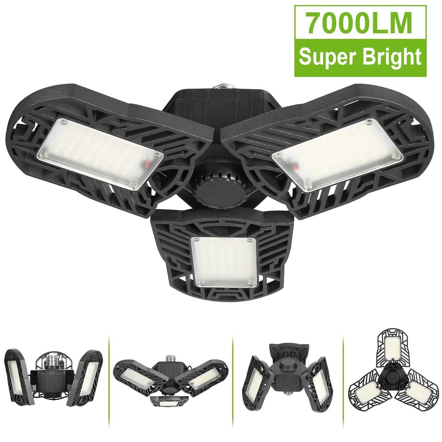 iMounTEK E26 /E27 80W 7000LM 6500K LED Garagen-Deckenleuchte