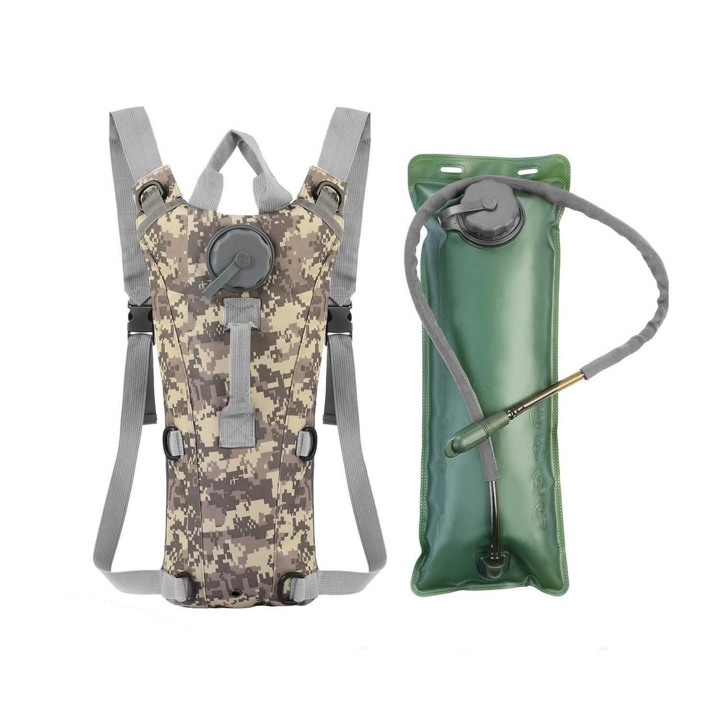 iMountek Taktischer Trinkrucksack mit 3L Trinkblase