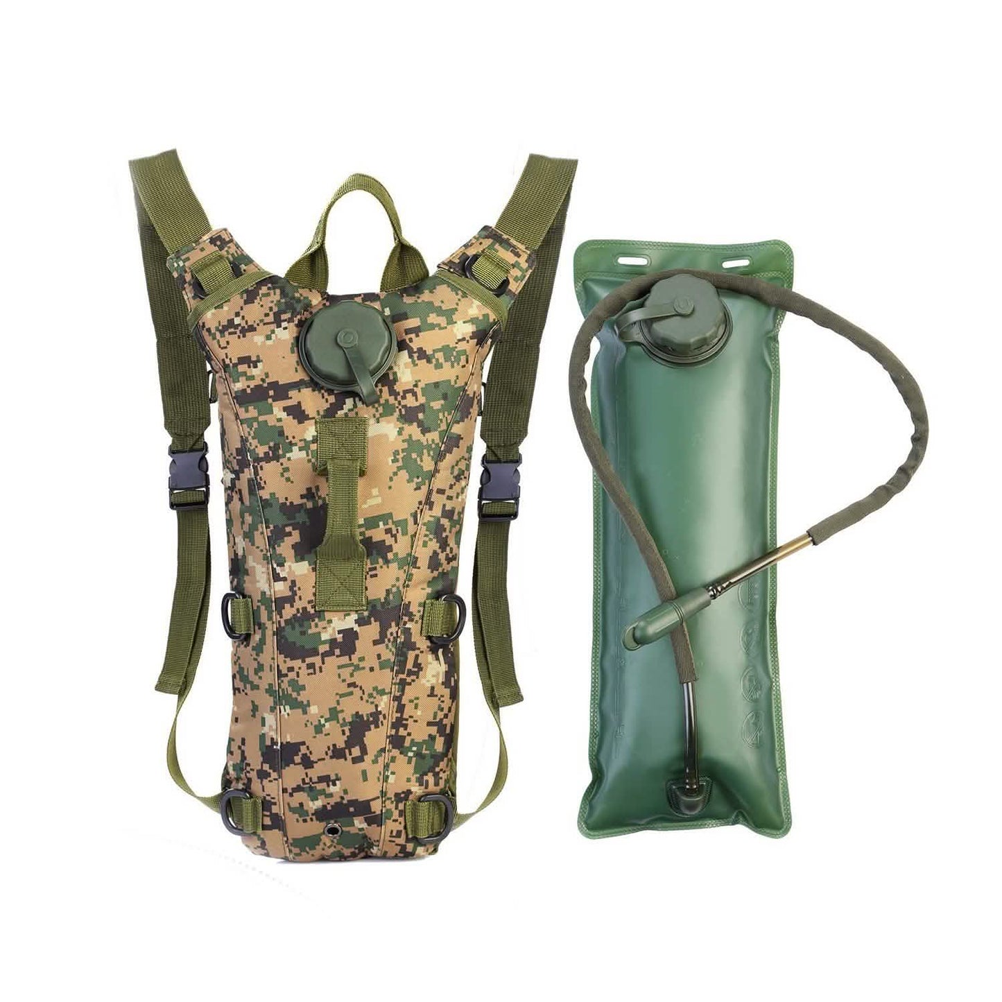 iMountek Taktischer Trinkrucksack mit 3L Trinkblase