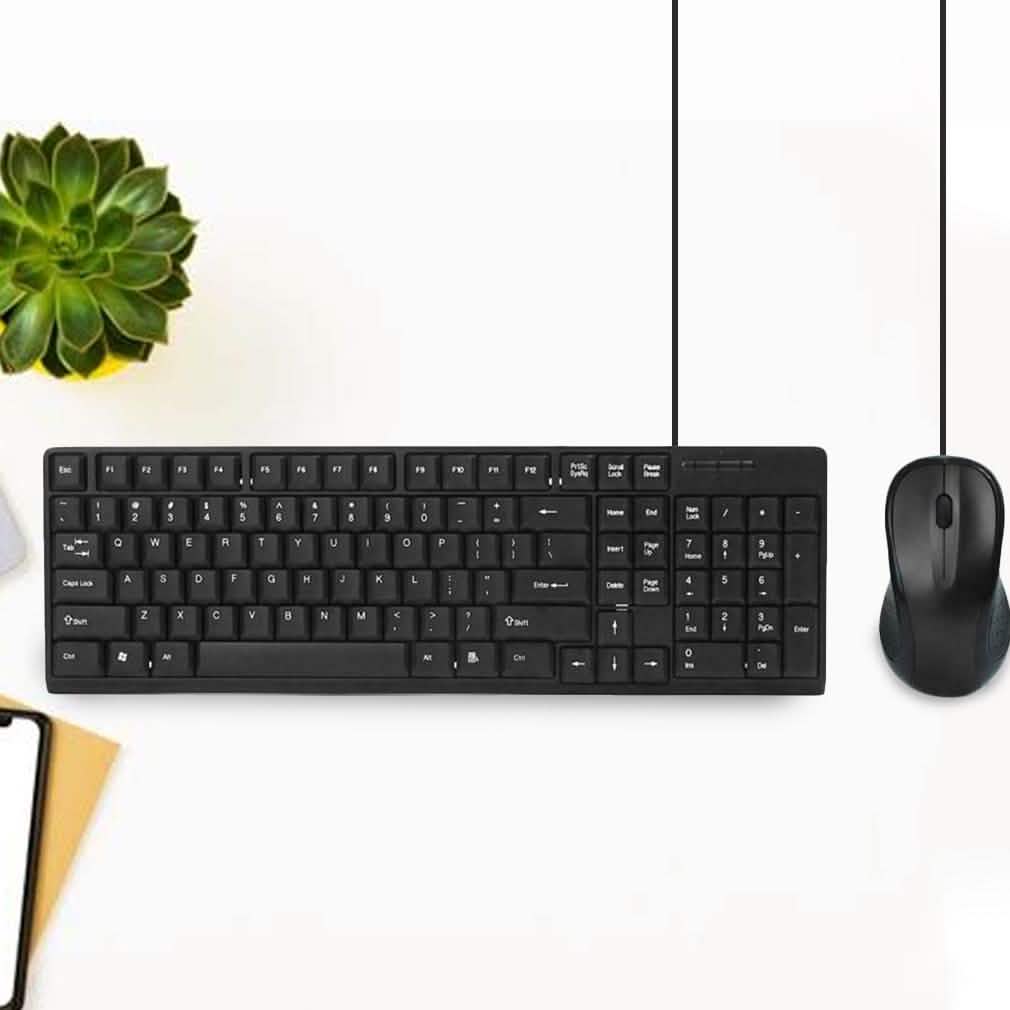 IMPECCA Desktop USB Tastatur und Maus-Kombination