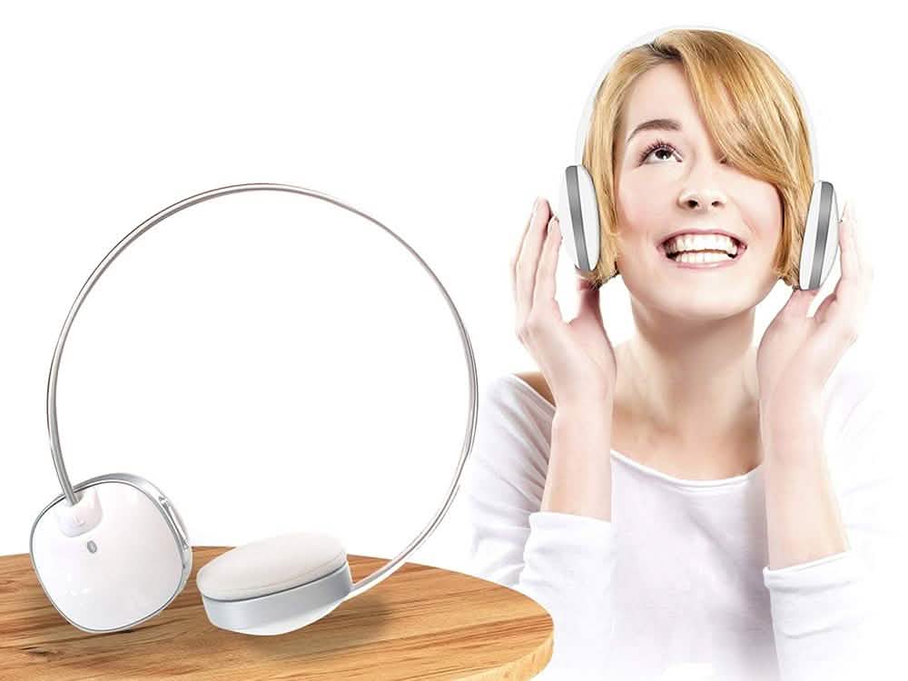 Impecca HSB100W Bluetooth Stereo-Headset mit integriertem Mikrofon