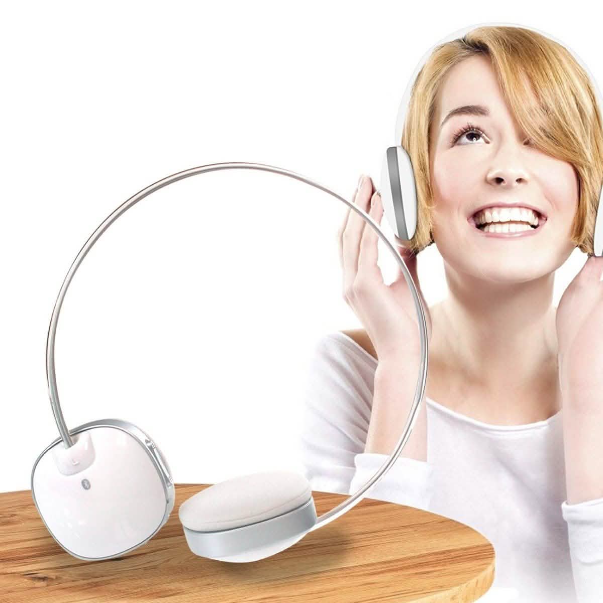 Impecca HSB100W Bluetooth Stereo-Headset mit integriertem Mikrofon