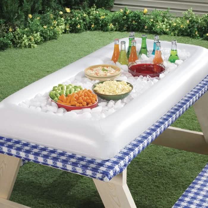 Aufblasbare Servierbar