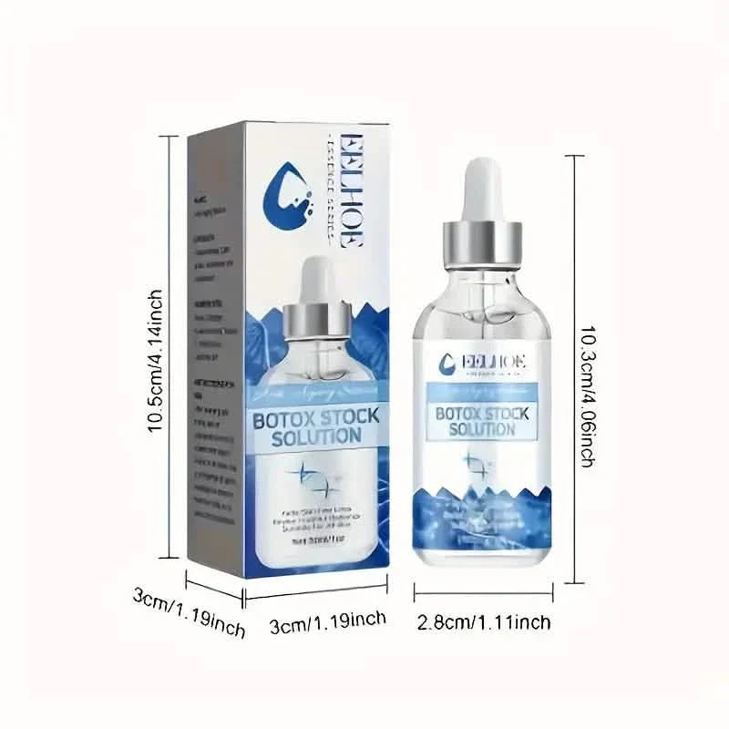 Intensives Anti-Aging Botox Gesichts-Serum – Kollagen-Serum für die Haut mit Vitamin C, Hyaluronsäure und Niacinamid