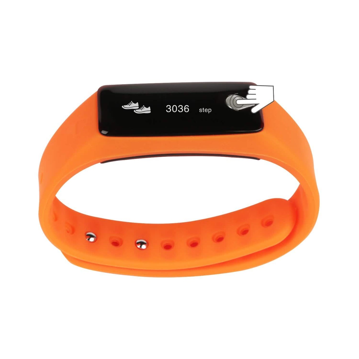 IP67 Fitness-Tracker-Uhr mit Herzfrequenzmesser und Schrittzähler