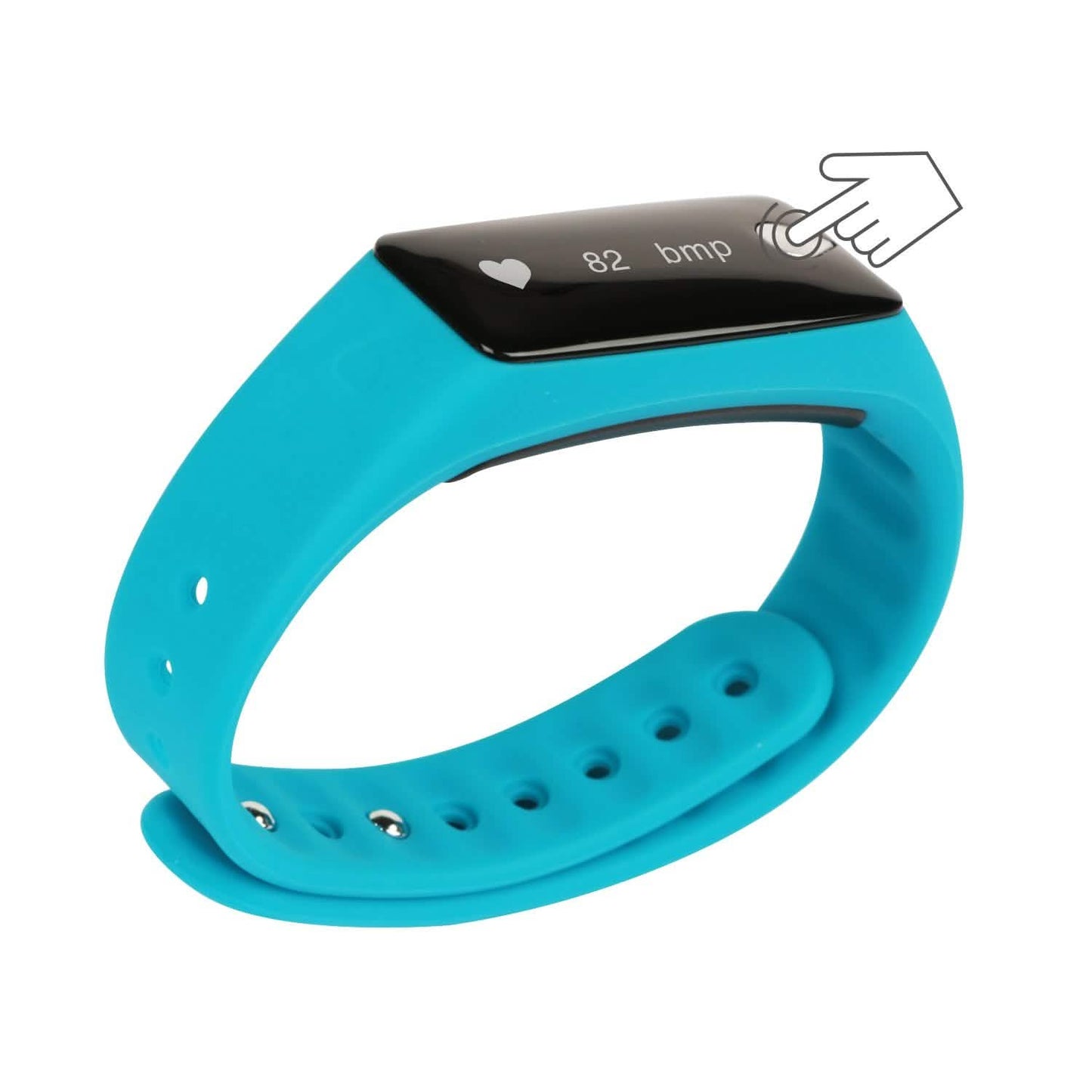 IP67 Fitness-Tracker-Uhr mit Herzfrequenzmesser und Schrittzähler