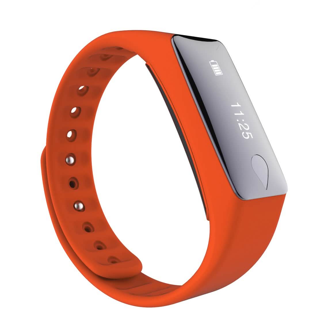 IP67 Fitness-Tracker-Uhr mit Herzfrequenzmesser und Schrittzähler
