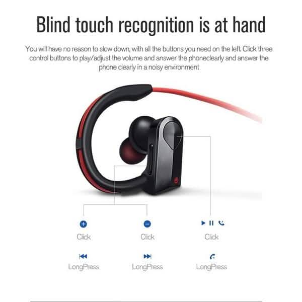 IPX5 Wasserdichte Stoßbass-Stereo-Wireless-Bluetooth-Kopfhörer