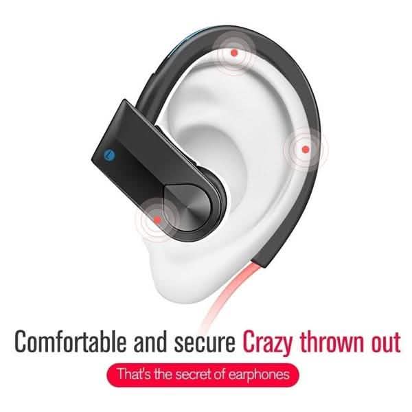 IPX5 Wasserdichte Stoßbass-Stereo-Wireless-Bluetooth-Kopfhörer