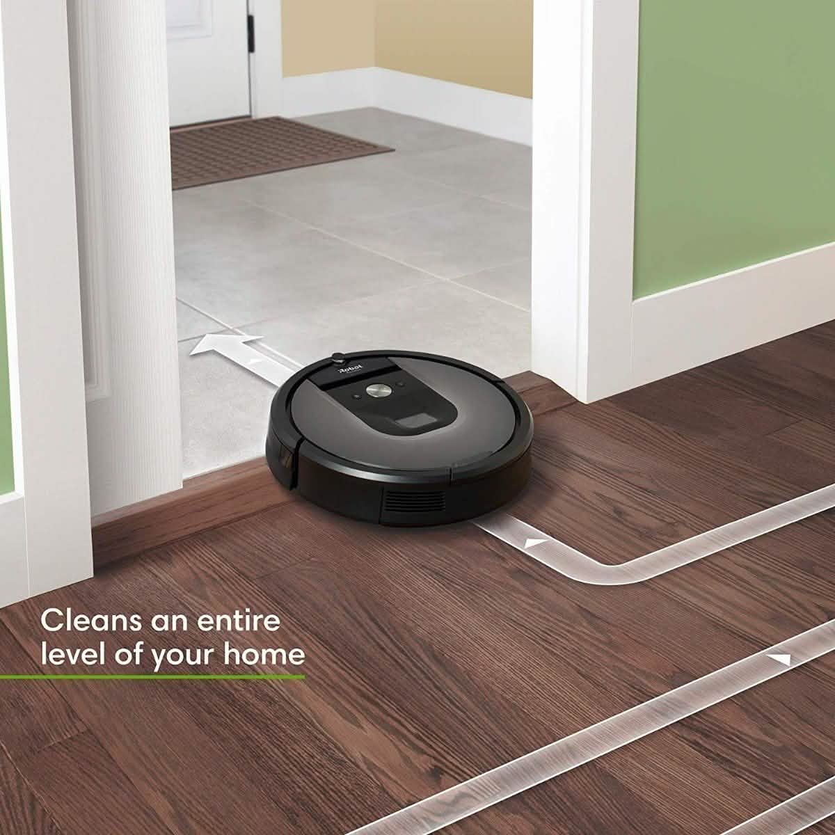 iRobot Roomba 960 Saugroboter - WLAN-fähig, Kartierungsfunktion, Kompatibel mit Alexa (Generalüberholt)