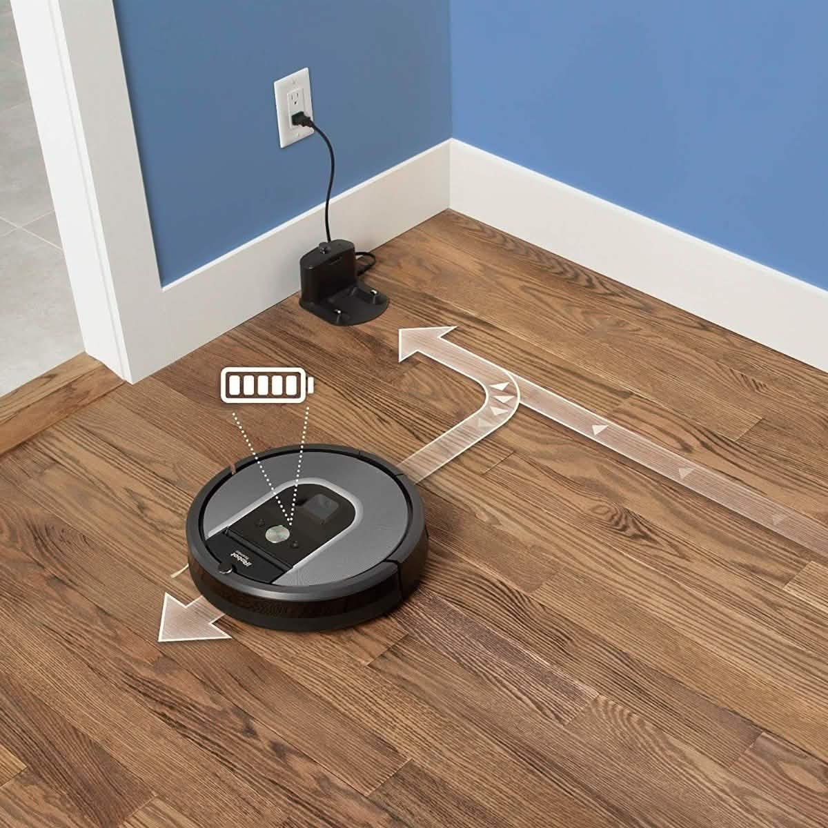 iRobot Roomba 960 Saugroboter - WLAN-fähig, Kartierungsfunktion, Kompatibel mit Alexa (Generalüberholt)