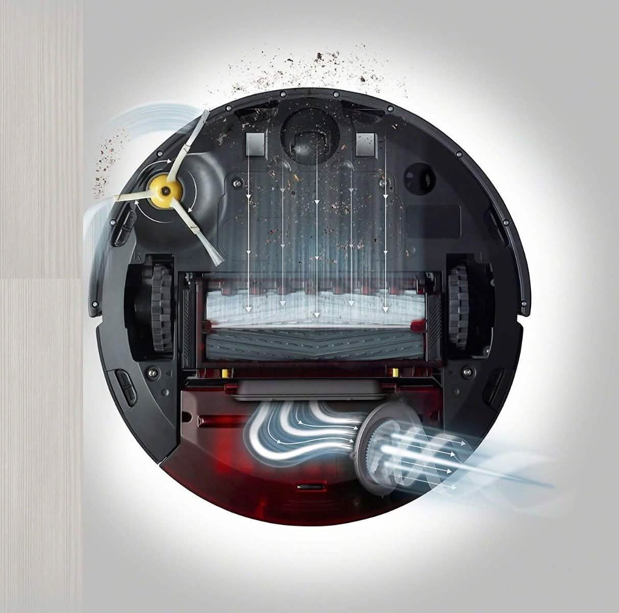 iRobot Roomba 960 Saugroboter - WLAN-fähig, Kartierungsfunktion, Kompatibel mit Alexa (Generalüberholt)