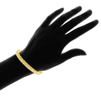Italienisches verstellbares Armband aus Sterlingsilber