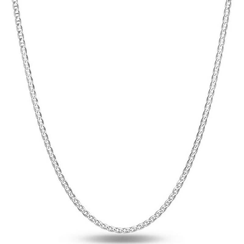 Italienische Ankerkette aus Sterlingsilber