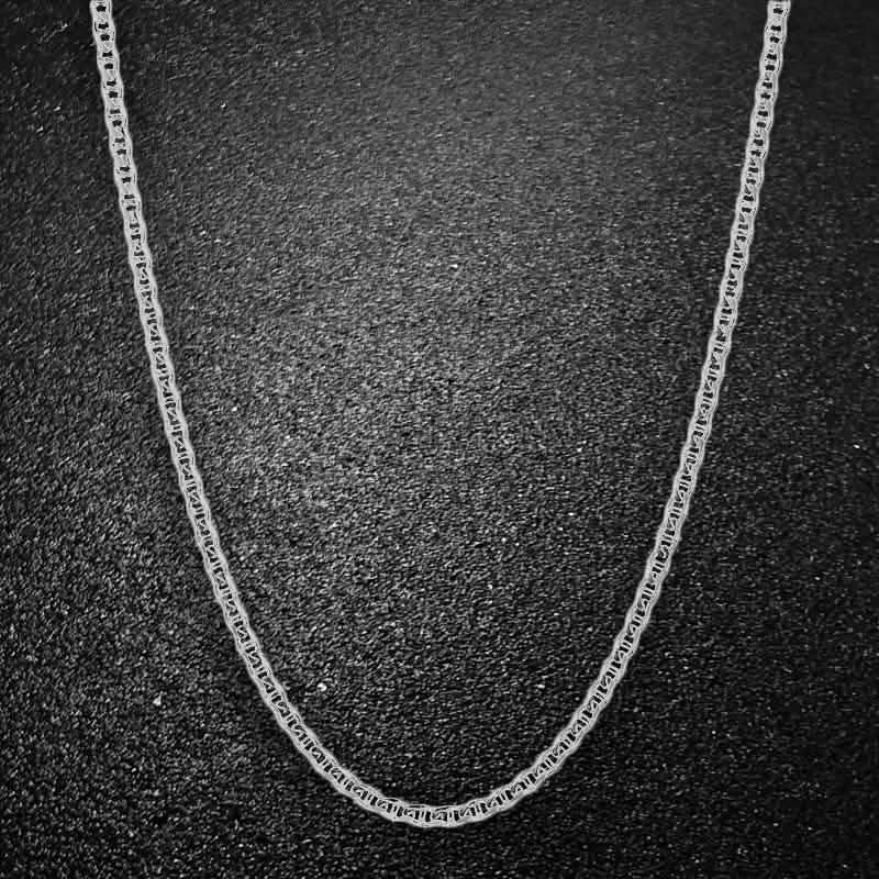 Italienische Ankerkette aus Sterlingsilber