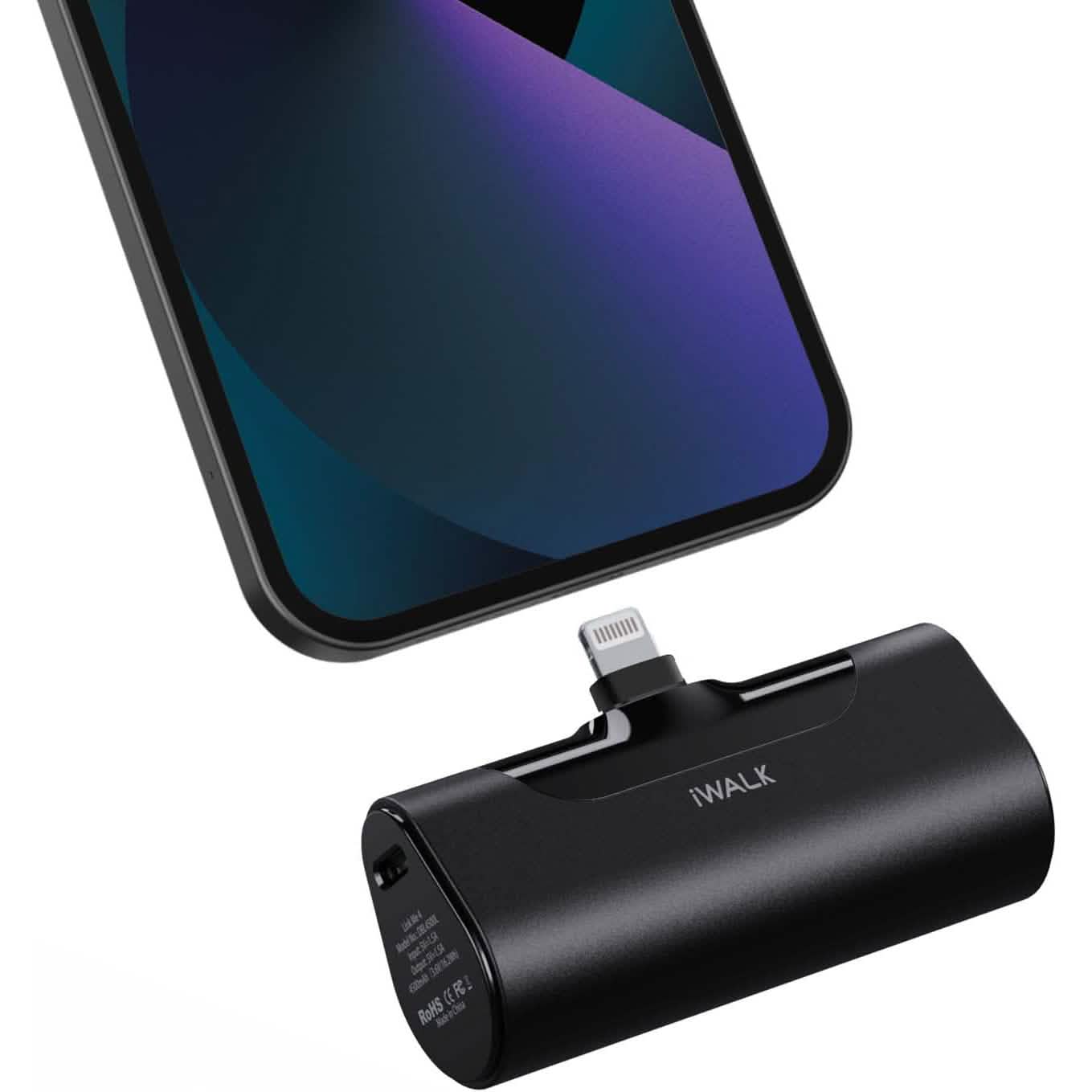 iWALK Kleine tragbare Powerbank 4500mAh Ultrakompakte Powerbank