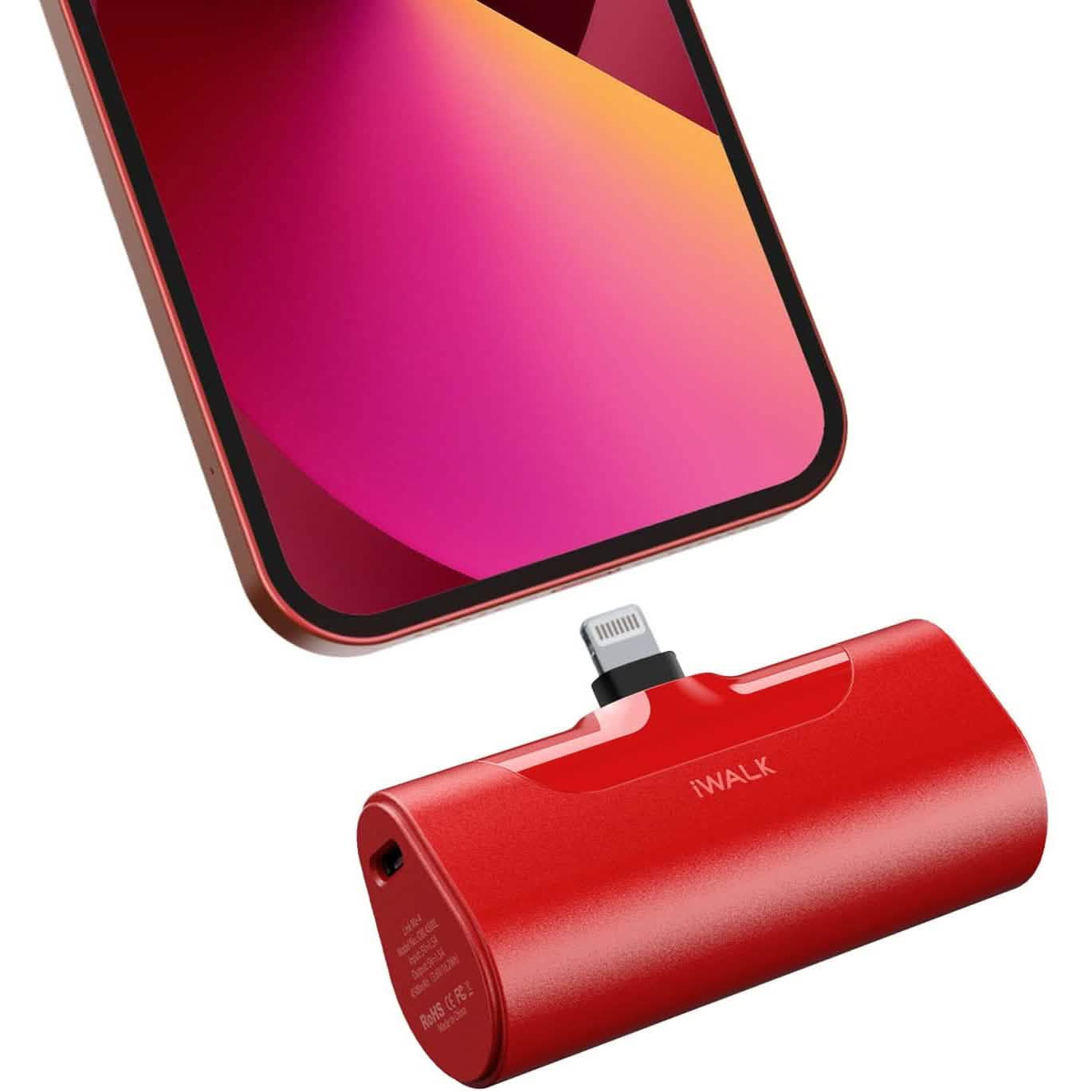 iWALK Kleine tragbare Powerbank 4500mAh Ultrakompakte Powerbank