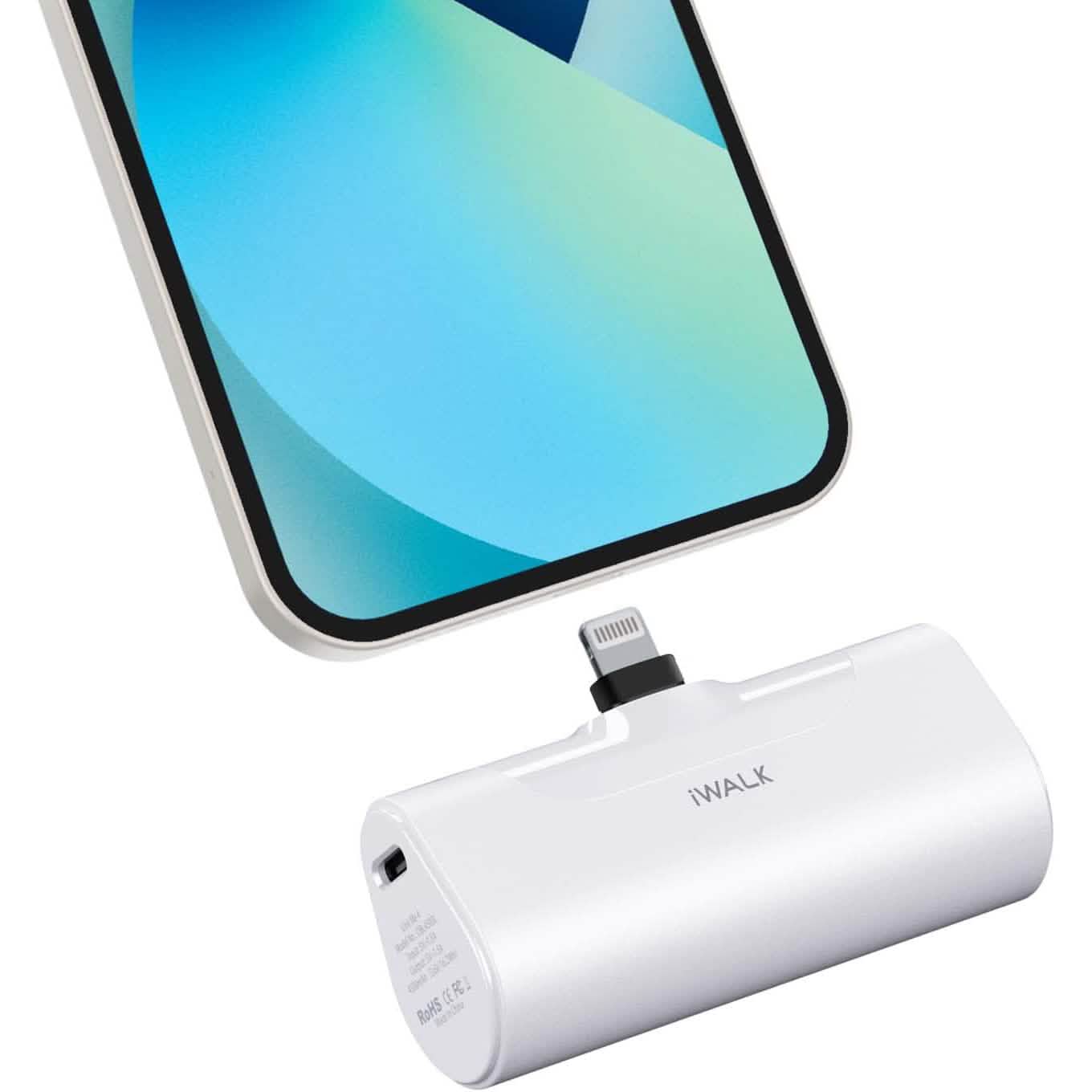 iWALK Kleine tragbare Powerbank 4500mAh Ultrakompakte Powerbank