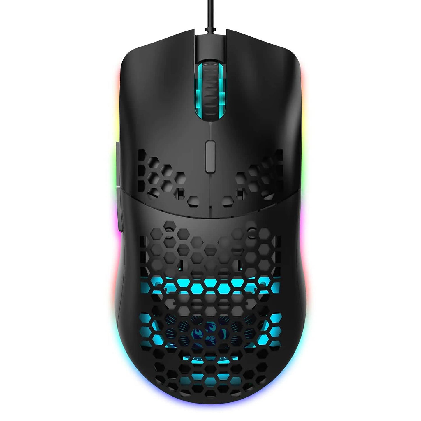 J900 kabelgebundene Gaming-Maus mit Wabenmuster