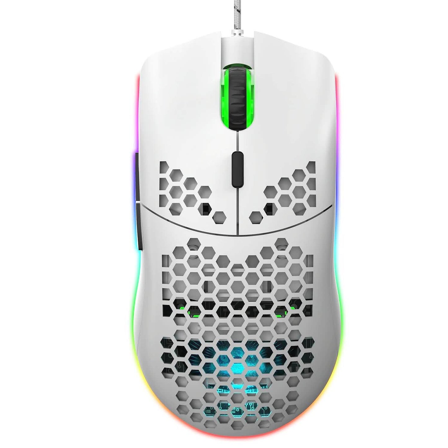 J900 kabelgebundene Gaming-Maus mit Wabenmuster