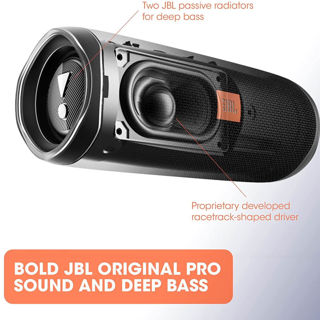 JBL FLIP 5 – Wasserdichter, tragbarer Bluetooth-Lautsprecher aus 100 % recyceltem Kunststoff