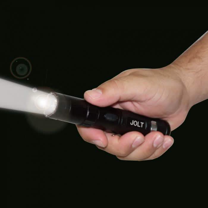 JOLT Taktische Taschenlampe mit Elektroschocker 75.000.000
