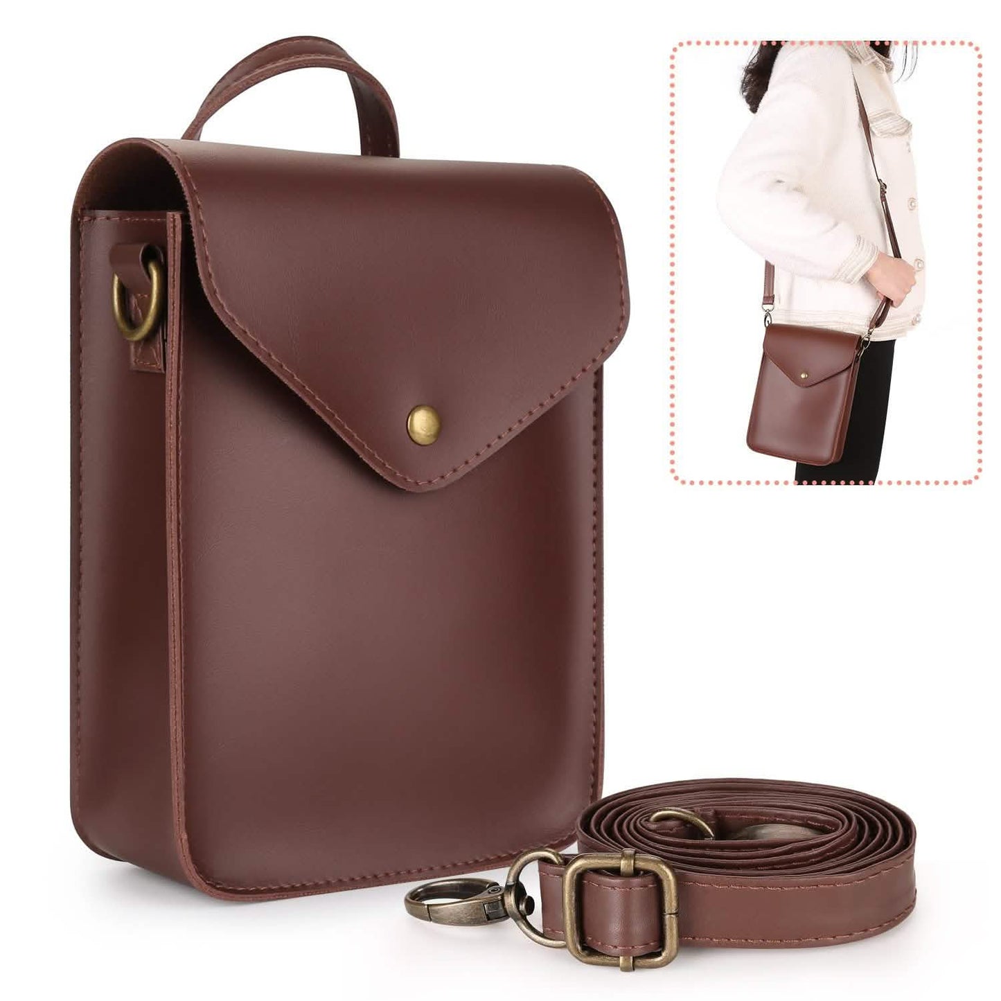 Kalimba-Tasche Daumenklavier Flanellbeutel mit verstellbarem Riemen