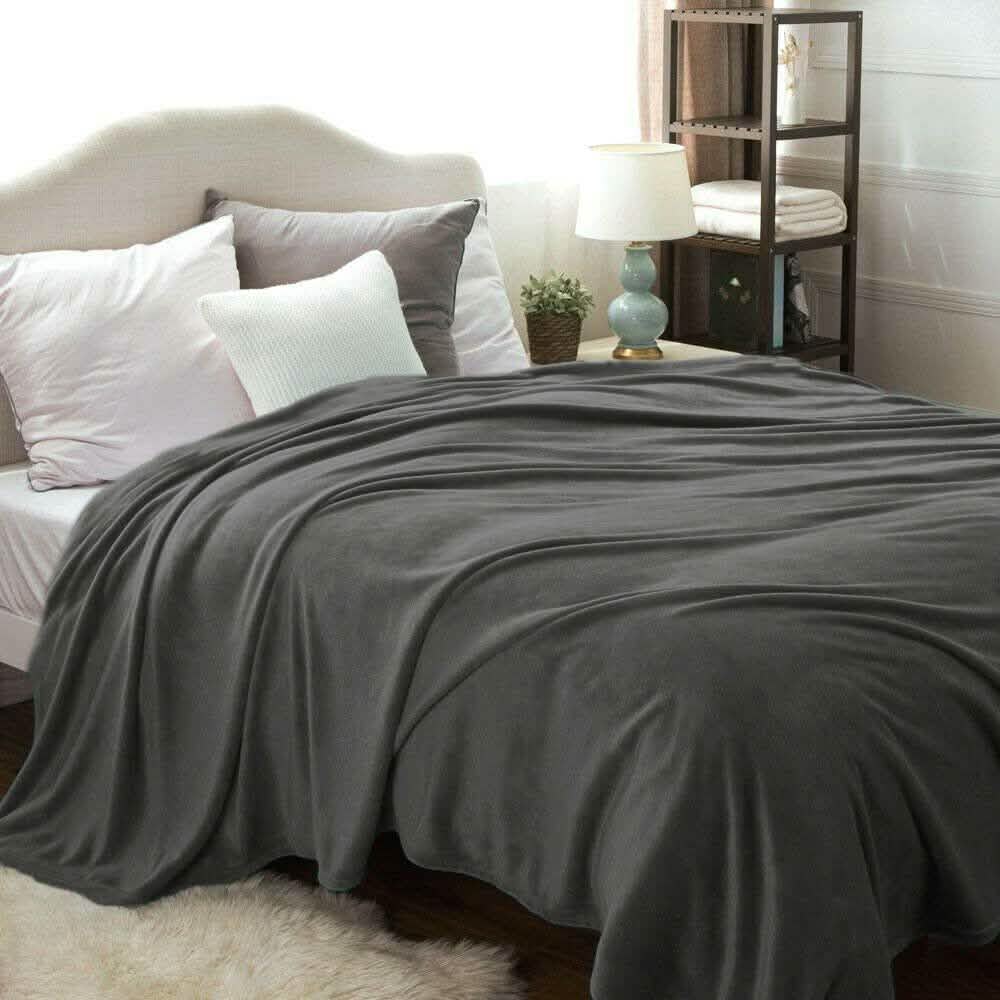 Kathy Ireland Flanell Uni Microplüsch Bettdecken
