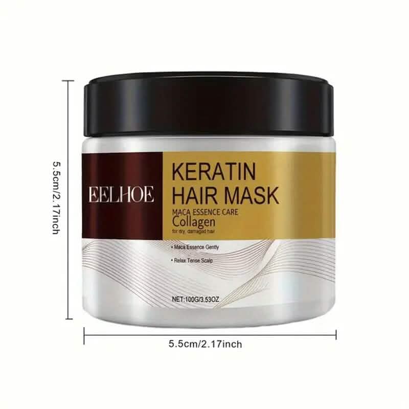 Keratin Weich Feuchtigkeitsspendende Haarmaske mit Kollagen